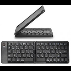 Клавиатура беспроводная bluetooth HB-028, раскладная, 67 клавиш, (Eng/Pyc), 283x95x9 мм Чёрная