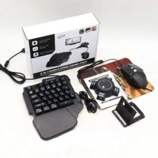 Набір ігрової клавіатури миші та хаба MOBILE GAME Bluetooth для Android IOS Windows 5в1 для телефону