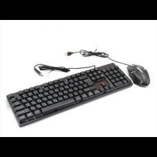 Клавіатура з кольоровим підсвічуванням USB UKC HK-6300TZ для ПК з МИШКОЮ