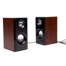 Колонки для ПК комп'ютера D-092 Коричневі