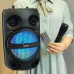 Бездротова колонка KIMISO QS-611 з пультом та мікрофоном валізу для музики 
