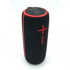 Портативна Bluetooth колонка Hopestar P21 ФМ, MP3, USB Чорна з червоним
