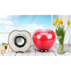 Колонки Яблуко для ноутбука та комп'ютера телефону Червоні