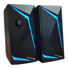 Комп'ютерні Bluetooth колонки акустика 2.0 USB Gtplayer GT-Spker 2 з RGB підсвічуванням