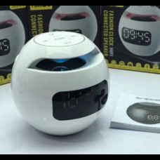 Портативна Bluetooth колонка з годинником KIMISO KMS-K12 Біла