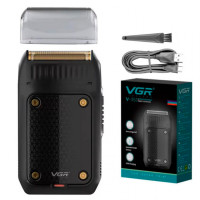 Акумуляторная электробритва шейвер VGR V-353 триммер для бороды Черный Акумуляторная электробритва шейвер VGR V-353 триммер для бороды Черный