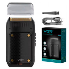 Акумуляторная электробритва шейвер VGR V-353 триммер для бороды Черный