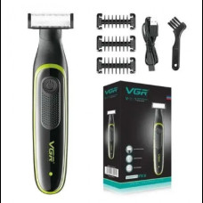 Электрическая машинка триммер для стрижки бороды и усов с USB +3 насадки, VGR V-017 Электрическая машинка триммер для стрижки бороды и усов с USB +3 насадки, VGR V-017
