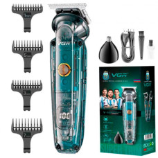 Беспроводной триммер для волос с 5 насадками и USB, VGR V949 / Мужской триммер