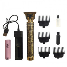 Машинка для стрижки бороди окантувальна Maxtop M98 з 4 насадками різної довжини.