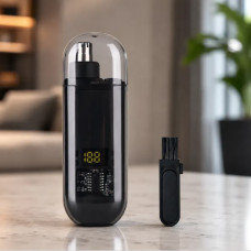 Триммер для носа и ушей, от USB, 8000 об/мин / Триммер для носа / Триммер для ушей Черный