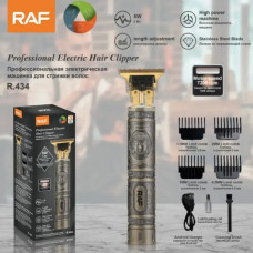 Триммер аккумуляторный для стрижки волос + 4 насадки, с USB, RAF R434