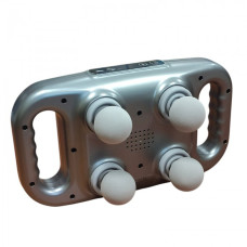 Электрический массажер для спины и шеи, перкуссионный массажер с регулировкой интенсивности и 4 массажными