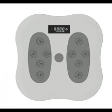 Тренажер диск, що обертається Waist Twisting Disc з підрахунком калорій і масажем для стоп Масажер для ніг Сірий