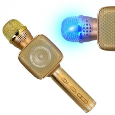 Бездротова портативна колонка + караоке мікрофон 2 в 1 Magic Karaoke YS-68 Золотий