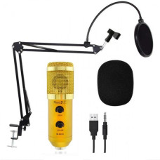Мікрофон студійний DM 800U, Мікрофон для студійного звукозапису, Настільний мікрофон із підсилювачем голосу
