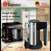 Ручной миксер Domotec MS-6629A 2400 Вт 5 скоростей двойные венчики + турбо режим Ручной миксер Domotec MS-6629A 2400 Вт 5 скоростей двойные венчики + турбо режим