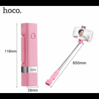 Беспроводной монопод для селфи HOCO K4 Beauty Wireless Selfie Stick Розовый