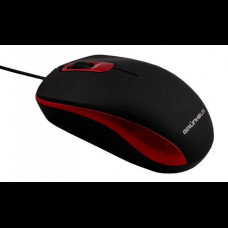 Комп'ютерна миша USB Grunhelm M-104WD Чорна з червоним