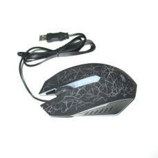 USB мишка Zeus M-110 провідна миша з підсвічуванням Чорна