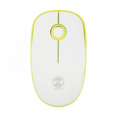 Бездротова комп'ютерна мишка ZORNWEE W880 з акумулятором біла миша з салатовим
