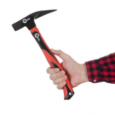 Покрівельний молоток 600 г. ручка з фібергласу INTERTOOL HT-0230