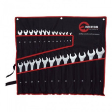 Набір ключів комбінованих 25 од. у чохлі, 6-32 мм Cr-V INTERTOOL HT-1200