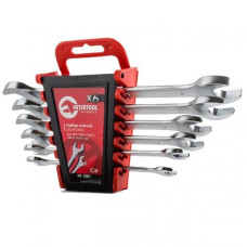 Набір ключів ріжкових 6 шт., 6-17 мм Cr-V INTERTOOL HT-1001