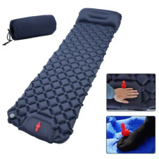 Надувной туристический матрас 188х58х6см, Outdoor Sleeping / Походный каремат с подушкой