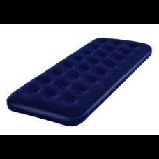 Велюровый односпальный матрас Inflatable bed 190x99x22 см Синий
