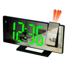 Дзеркальний годинник - будильник з проектором часу на стіну або стелю , і термометром Gaosiio