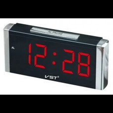 Электронные проводные цифровые часы VST 731 Красная подсветка