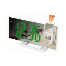Дзеркальний годинник - будильник з проектором часу на стіну або стелю , і термометром Gaosiio