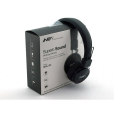 Бездротові Bluetooth Навушники з MP3 плеєром NIA-X3 Радіо блютуз Чорні