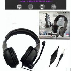 Дротові ігрові навушники ASSASSINS G007 Pro з мікрофоном Чорні