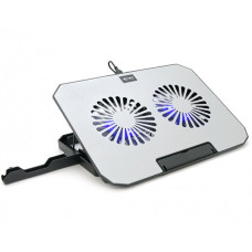 Охлаждающая подставка для ноутбука 10-17 дюймов XSTRIKE XS-22 алюминиевая поверхность