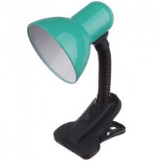 Лампа - прищіпка Light під E27 лампочка з вимикачем 25W - 60W Бірюзова