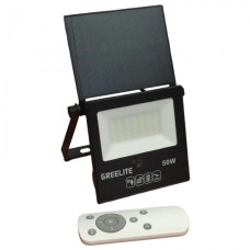 Светодиодный навесной фонарь с датчиком движения + солнечная панель + пульт Greelite JX 010 50W 35 диодов