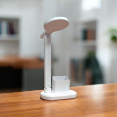 Настольная аккумуляторная LED-лампа BL-A7 с подставкой для гаджетов зарядка от USB Белая Настольная аккумуляторная LED-лампа BL-A7 с подставкой для гаджетов зарядка от USB Белая