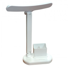 Настольная аккумуляторная LED-лампа BL-A5 с подставкой для гаджетов Белая