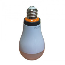 Светодиодная лампочка с аккумулятором автономная аварийная лампа 12W E27 3 режима свечения С Оранжевым