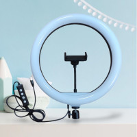 Кольцевая Led лампа 30 см LJJ-30 с держателем для телефона 3 режима + RGB Кольцевая Led лампа 30 см LJJ-30 с держателем для телефона 3 режима + RGB