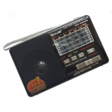 Радіо Golon RX-2277 Power Bank, mp3, USB, ліхтар Чорний