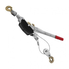 Лебідка важільна тягове зусилля 2т, трос 1.50м*4.5мм, робоча довжина троса 0,75м INTERTOOL GT1442