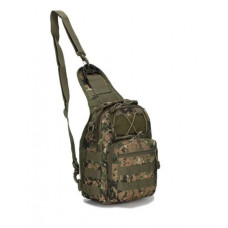 Сумка тактична через плече 14*20*28 см MA 915003 Піксель Темна Сумка тактична через плече 14*20*28 см MA 915003 Піксель Темна