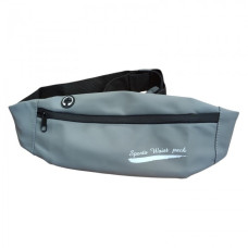 Спортивная сумка для бега Sport bag Бананка для пробежек Беговая поясная сумка Серая Спортивная сумка для бега Sport bag Бананка для пробежек Беговая поясная сумка Серая