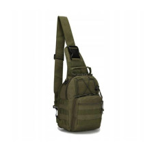 Сумка тактична через плече 14*20*28 см MA 915003 Темно-зелена Сумка тактична через плече 14*20*28 см MA 915003 Темно-зелена