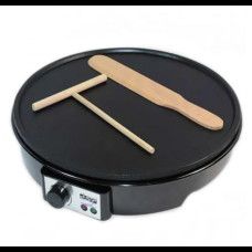 Млинець електричний DSP KC-3018 1200 Вт з антипригарним покриттям 30 см (шпатель для млинців, лопатка)