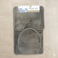 Набор ковриков для ванной и туалета 50 х 80 см, Коврик в ванную комнату 3 в 1 (53785)