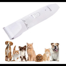 Машинка для груммінгу стрижки тварин акумуляторна роторна Geemy GM-634 Біла